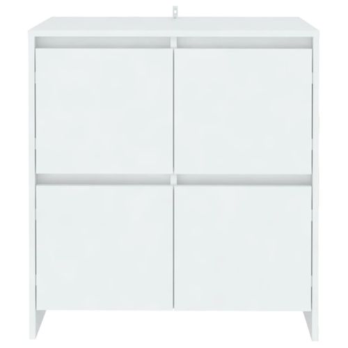 Buffet Blanc 70x41x75 Cm Bois Contreplaqué