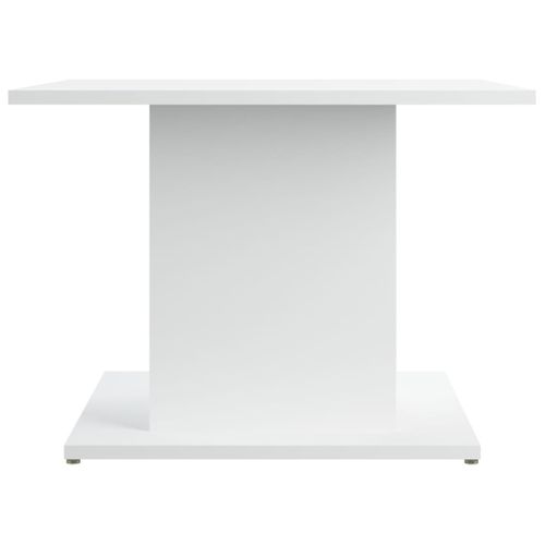 Table Basse Blanc 55,5x55,5x40 Cm Bois Contreplaqué