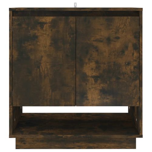 Buffet Chêne Fumé 70x41x75 Cm Bois Contreplaqué