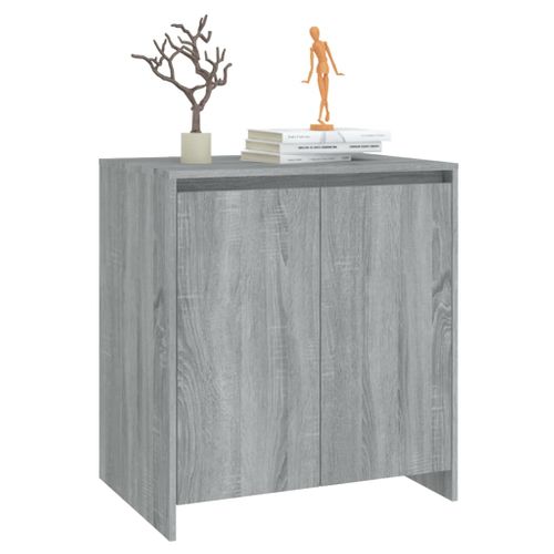 Buffet Sonoma Gris 70x41x75 Cm Bois Contreplaqué