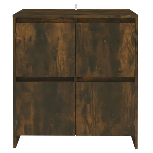Buffet Chêne Fumé 70x41x75 Cm Bois Contreplaqué