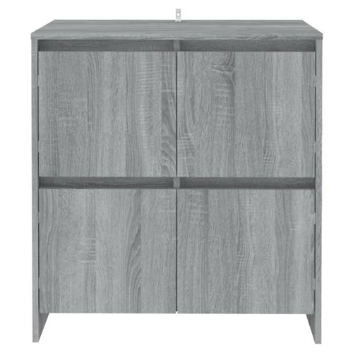 Buffet Sonoma Gris 70x41x75 Cm Bois Contreplaqué