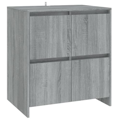 Buffet Sonoma Gris 70x41x75 Cm Bois Contreplaqué
