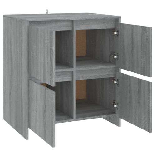Buffet Sonoma Gris 70x41x75 Cm Bois Contreplaqué