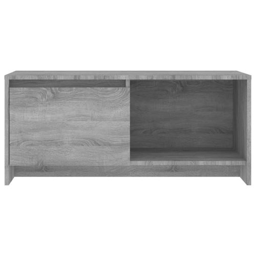 Meuble TV Sonoma Gris 90x35x40 Cm Bois Contreplaqué