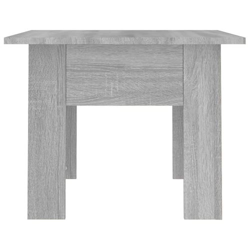 Table Basse Sonoma Gris 55x55x42 Cm Bois Contreplaqué