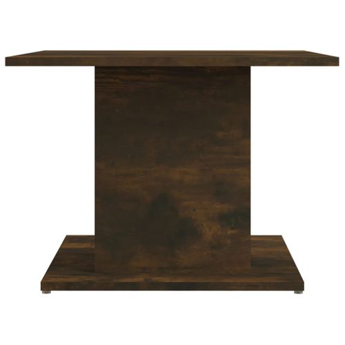 Table Basse Chêne Fumé 55,5x55,5x40 Cm Bois Contreplaqué