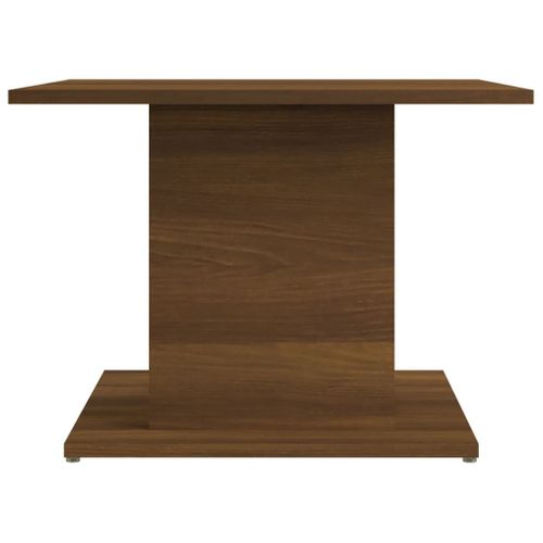 Table Basse Chêne Marron 55,5x55,5x40 Cm Bois Contreplaqué