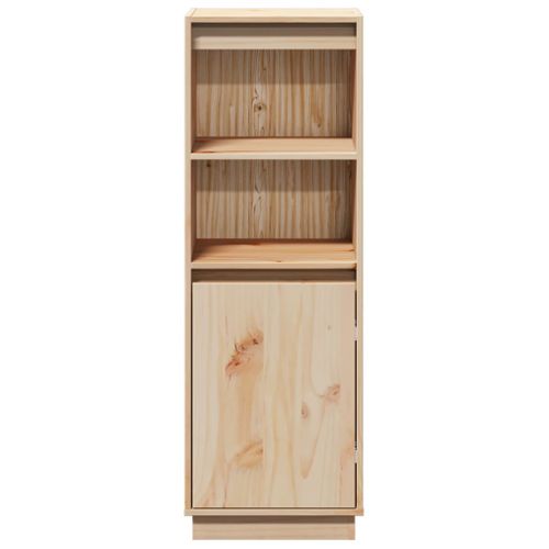 Buffet Haut 37x34x110 Cm Bois Massif De Pin