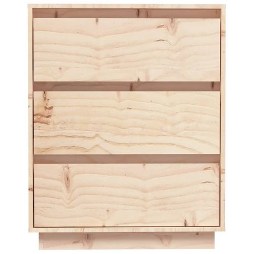 Buffet 60x34x75 Cm Bois Massif De Pin