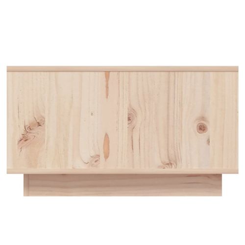 Table Basse 55x56x32 Cm Bois Massif De Pin