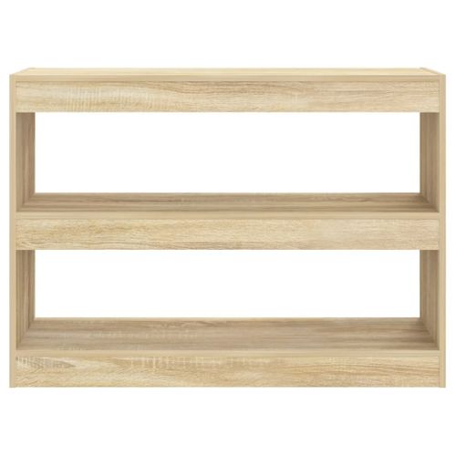 Bibliothèque/séparateur De Pièce Chêne Sonoma 100x30x72 Cm