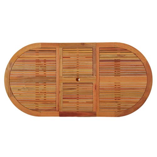 Table De Jardin 200x100x75 Cm Bois D'eucalyptus Solide