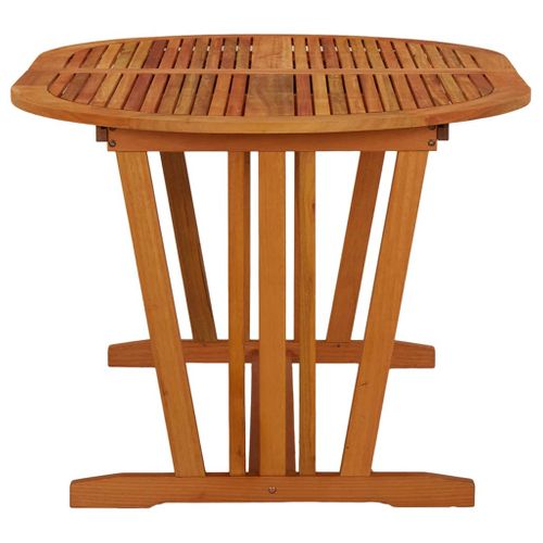 Table De Jardin 200x100x75 Cm Bois D'eucalyptus Solide