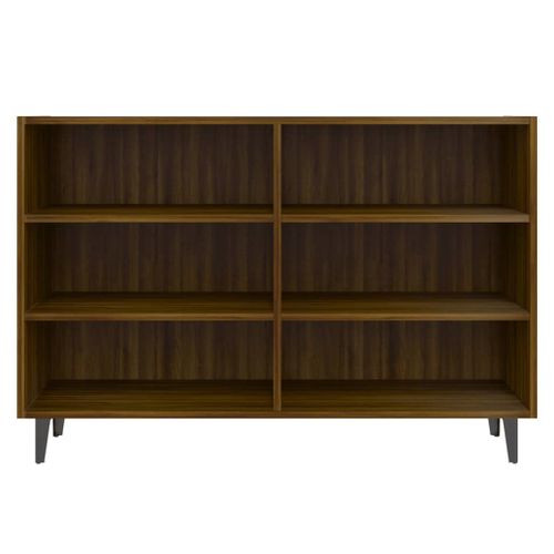 Buffet Chêne Marron 103,5x35x70 Cm Bois Contreplaqué
