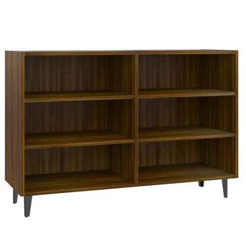 Buffet Chêne Marron 103,5x35x70 Cm Bois Contreplaqué