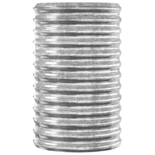 Jardinière De Jardin Acier Galvanisé Argenté