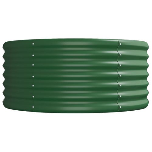 Jardinière De Jardin Acier Galvanisé 224x80x36 Cm Vert