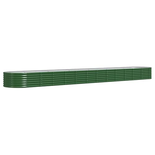 Jardinière De Jardin Acier Galvanisé 512x80x36 Cm Vert
