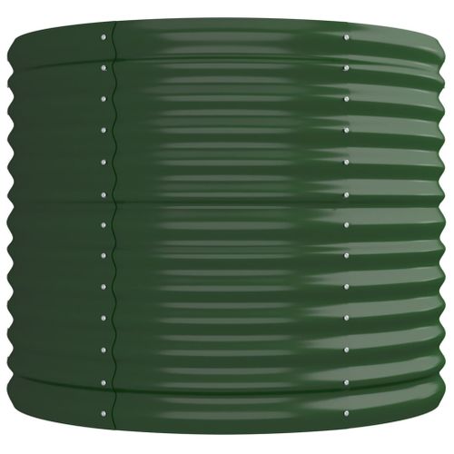 Jardinière De Jardin Acier Galvanisé 224x80x68 Cm Vert