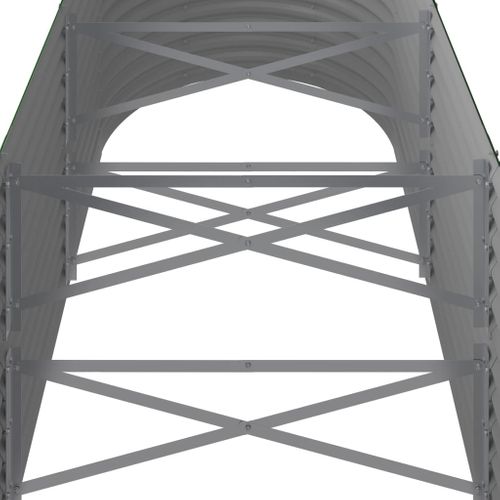 Jardinière De Jardin Acier Galvanisé 296x80x68 Cm Vert