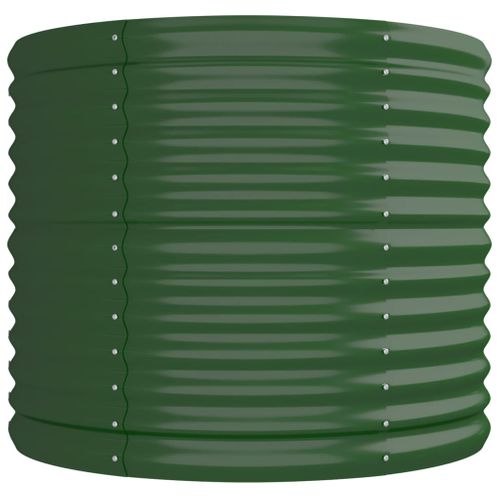 Jardinière De Jardin Acier Galvanisé 296x80x68 Cm Vert