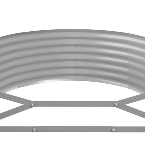 Jardinière De Jardin Acier Galvanisé Marron