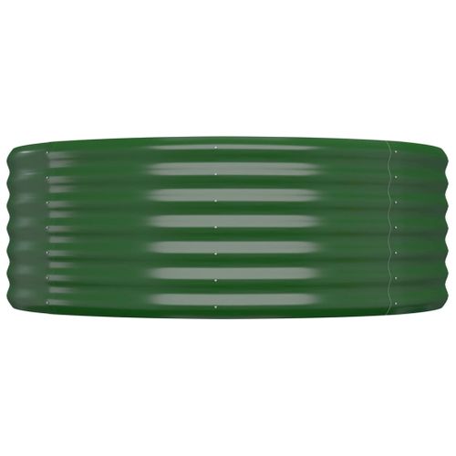 Jardinière De Jardin Acier Enduit De Poudre 507x100x36cm Vert