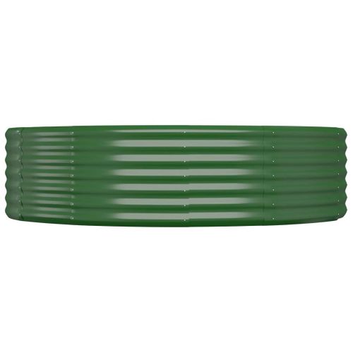 Jardinière De Jardin Acier Enduit De Poudre 214x140x36cm Vert