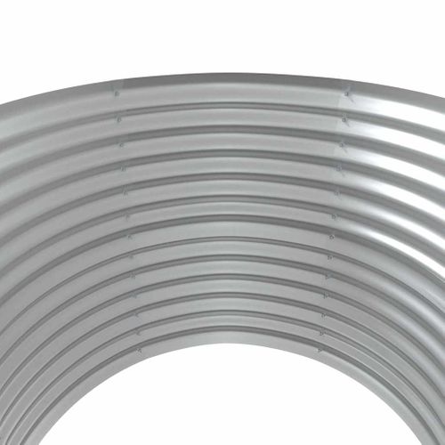 Jardinière De Jardin Acier Galvanisé 100x100x68cm Gris