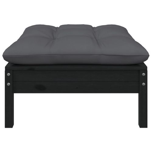 Salon De Jardin 5 Pièces Avec Coussins Bois De Pin Massif