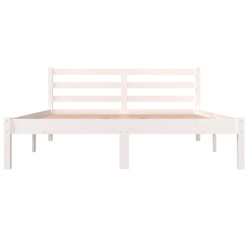 Cadre De Lit Sans Matelas 120x190 Cm Blanc