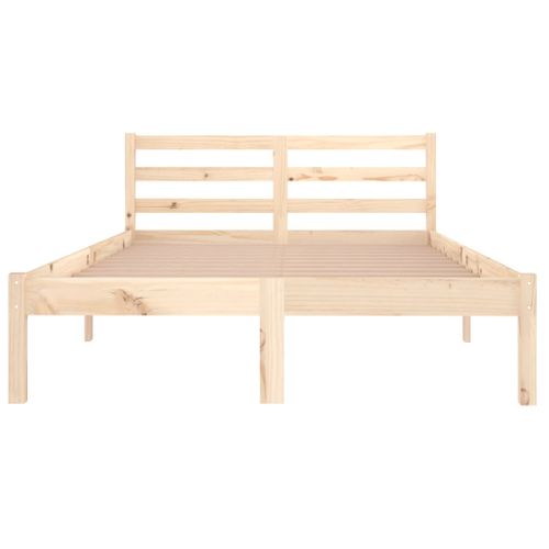 Cadre De Lit Sans Matelas Bois De Pin Massif 120x200 Cm
