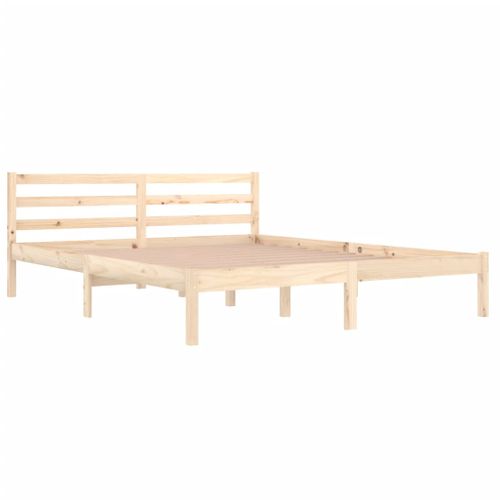 Cadre De Lit Sans Matelas Bois Massif De Pin 160x200 Cm