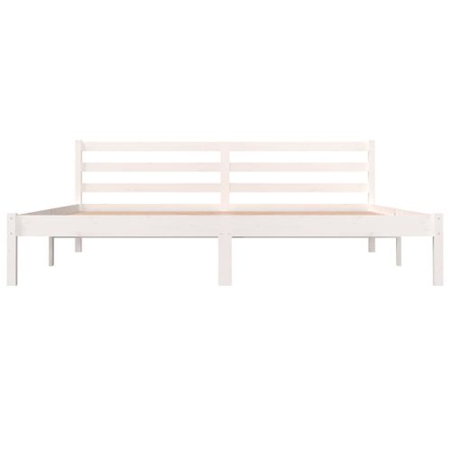 Cadre De Lit Sans Matelas 180x200 Cm Blanc