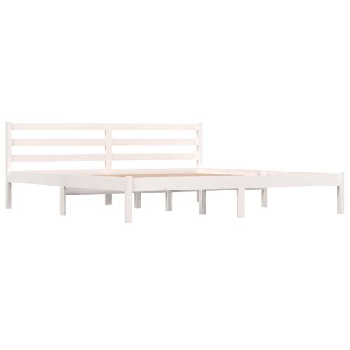 Cadre De Lit Sans Matelas 180x200 Cm Blanc