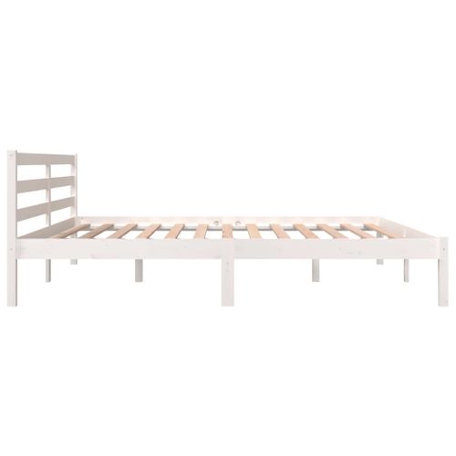 Cadre De Lit Sans Matelas 180x200 Cm Blanc