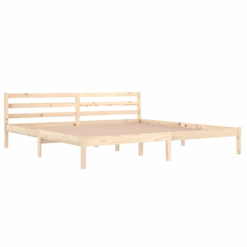 Cadre De Lit Sans Matelas Bois Massif De Pin 200x200 Cm