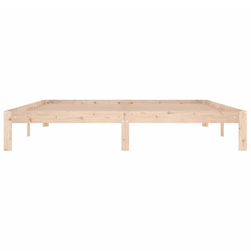 Cadre De Lit Bois Massif 180x200 Cm Super King