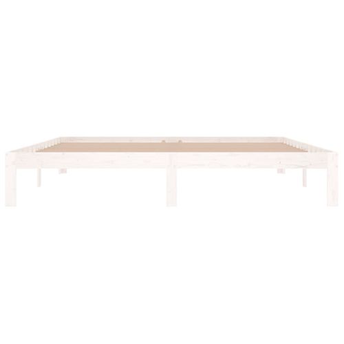 Cadre De Lit Sans Matelas Blanc 180x200 Cm