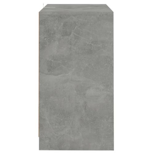 Buffets 2 Pièces Gris Béton 70x41x75 Cm Bois Contreplaqué