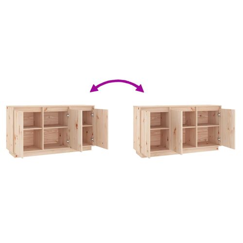 Buffet 111x34x60 Cm Bois Massif De Pin