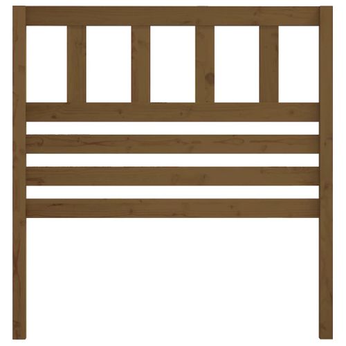 Tête De Lit Marron Miel 81x4x100 Cm Bois Massif De Pin