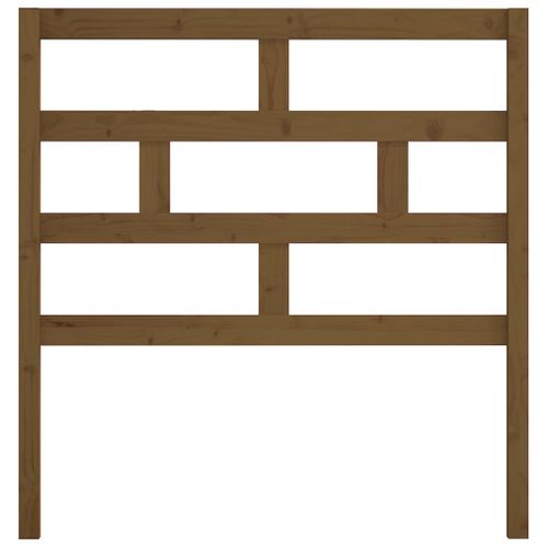 Tête De Lit Marron Miel 96x4x100 Cm Bois Massif De Pin