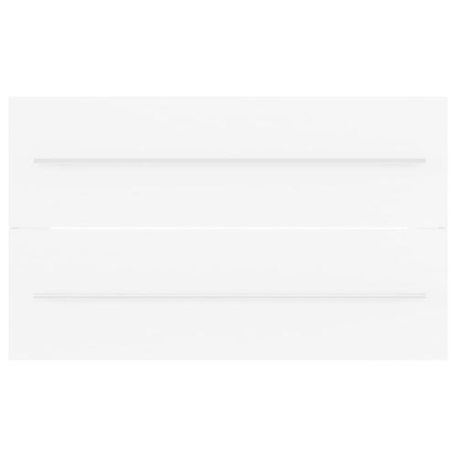 Meuble Vasque Avec Lavabo Intégré Blanc Aggloméré