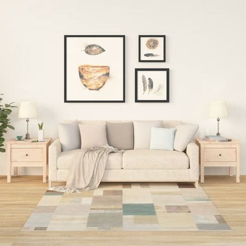 Tables D'appoint 2 Pièces 50x50x49 Cm Bois Massif De Pin