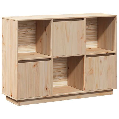Buffet 110,5x35x80 Cm Bois Massif De Pin