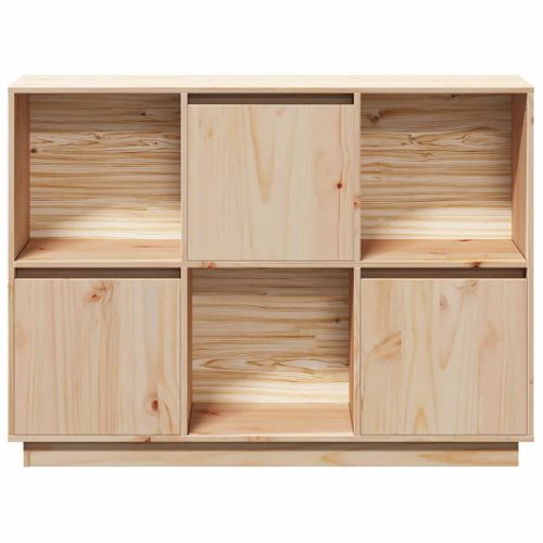 Buffet 110,5x35x80 Cm Bois Massif De Pin