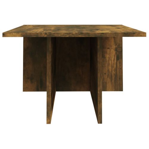 Table Basse Chêne Fumé 111,5x50x33 Cm Bois D'ingénierie