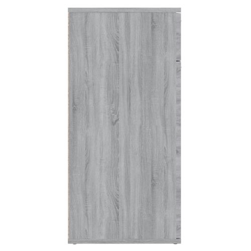 Buffet Sonoma Gris 80x36x75 Cm Bois Contreplaqué
